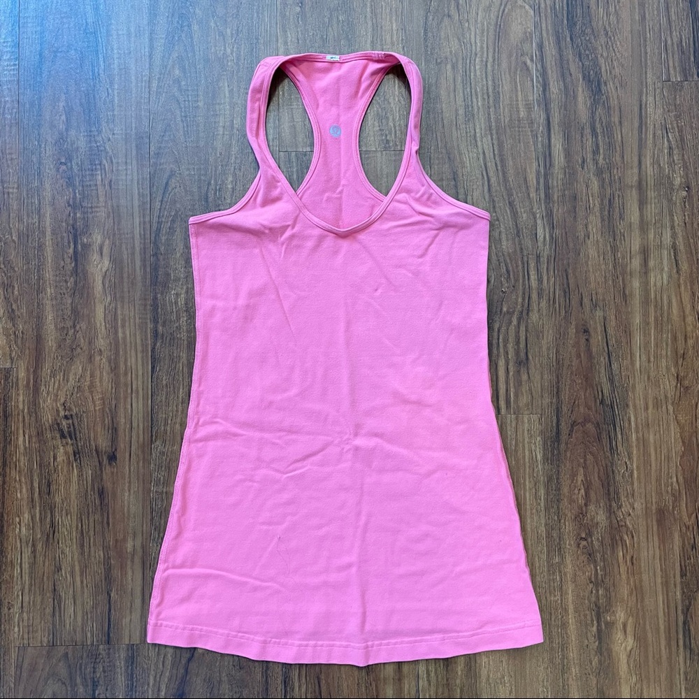 Coral Lululemon Nulu Yoga Tank